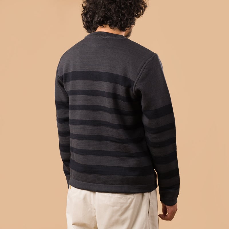 Given-III Crew Neck Molten Grey