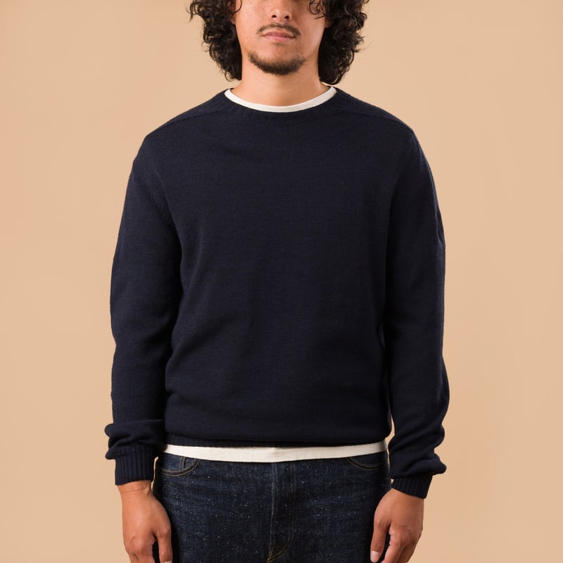 Aris Navy Crewneck Sweater