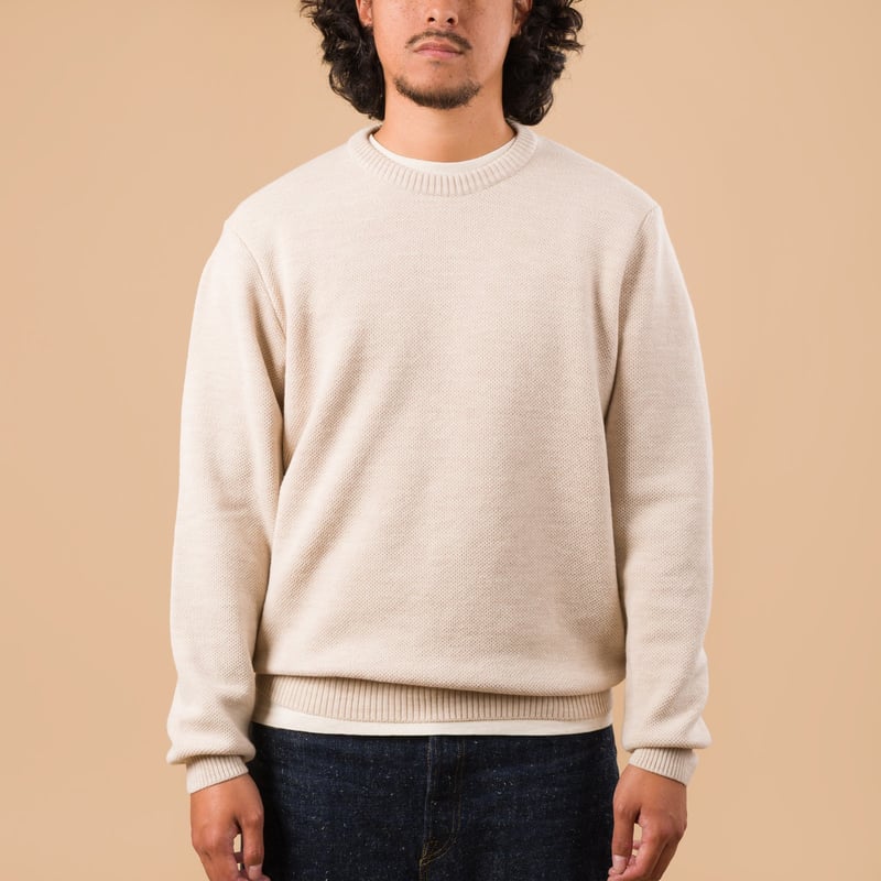 Youri Round Neck Sweater Natural