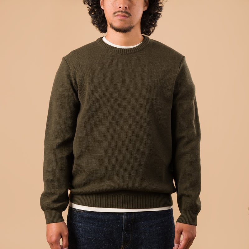 Youri Round Neck Sweater Kaki