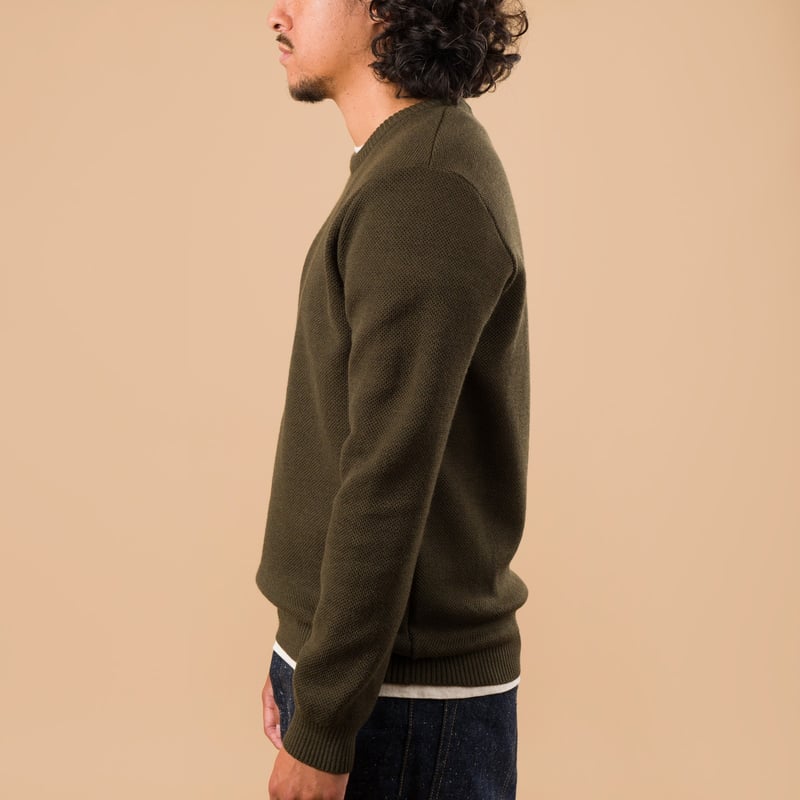 Youri Round Neck Sweater Kaki