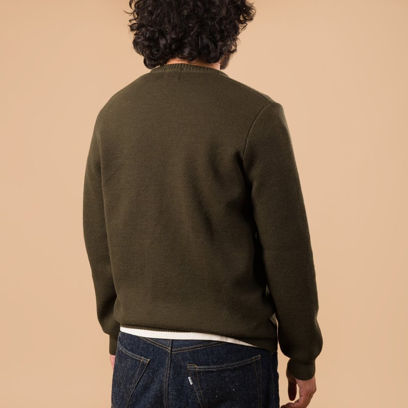 Youri Round Neck Sweater Kaki