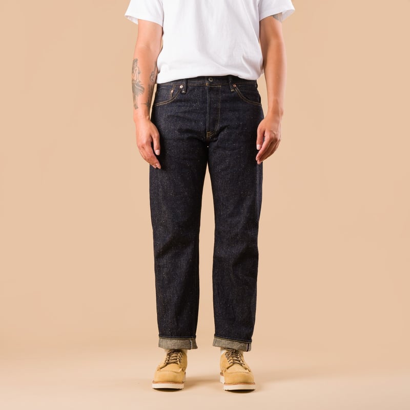 image flaneurs ONI DENIM 288-13.7NEP Regular Straight Neppy Selvedge Denim front