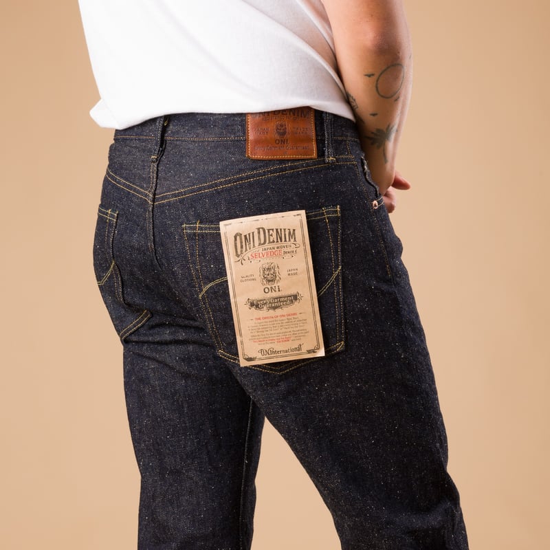 image flaneurs ONI DENIM 288-13.7NEP Regular Straight Neppy Selvedge Denim  (1)