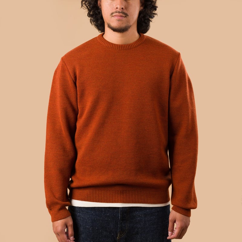 Youri Round Neck Sweater Orange