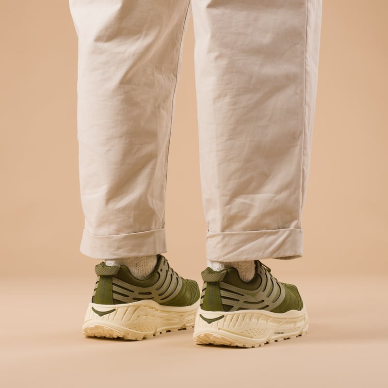 images flaneurs HOKA  Stinson EVO OG Moss GreenWild Mushroom dos
