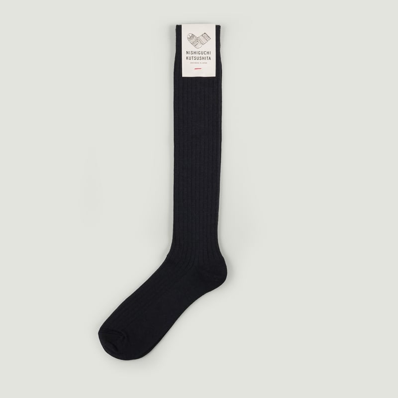 Merino Wool High Socks Slate Gray