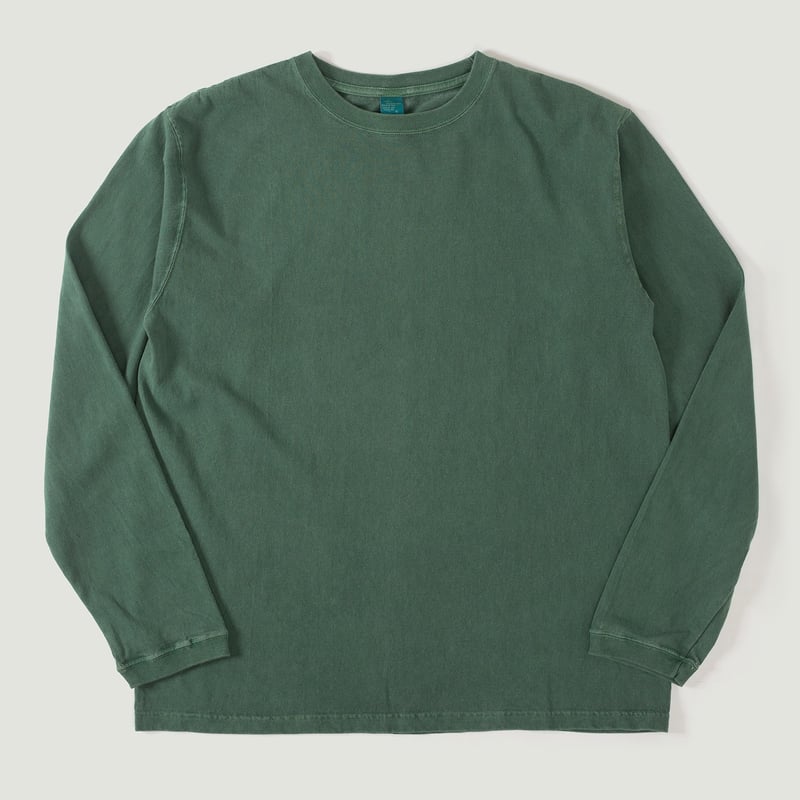 GOOD ON flâneurs tee-shirt manches longues LS Crew Tee P-dark green