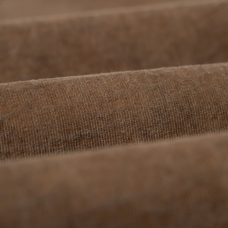 closeup flâneurs GOOD ON LS Heavy Crew Tee P-Brown