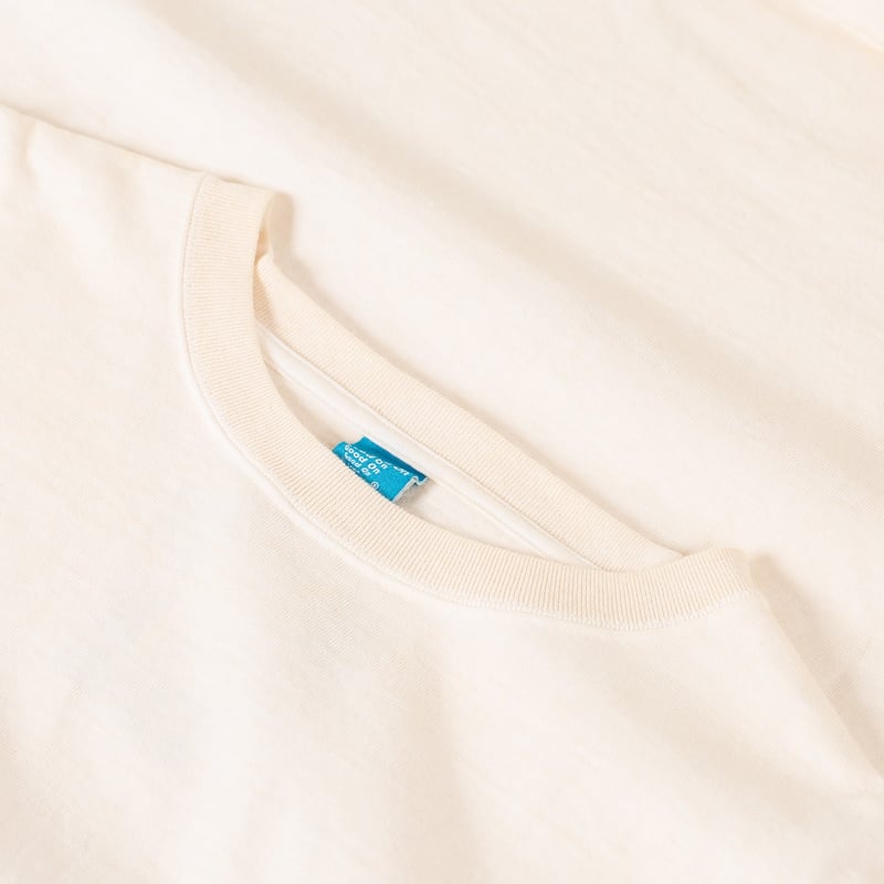 col flâneurs GOOD ON LS Heavy Crew Tee P-Natural