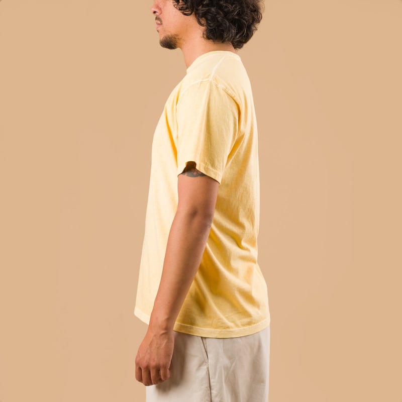 image porté flâneurs tee-shirt GOOD ON  Short Sleeve Crew T-Shirt P-Straw profil