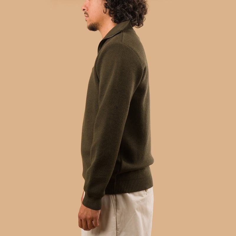 Youri Khaki Truck Driver Sweater