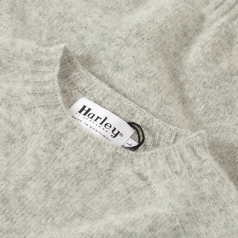 Shaggy Crew Neck Silver