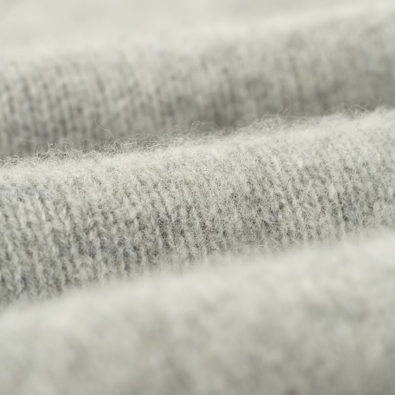 Shaggy Crew Neck Silver