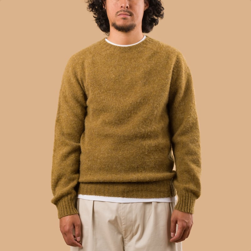 Shaggy Crew Neck Coriander