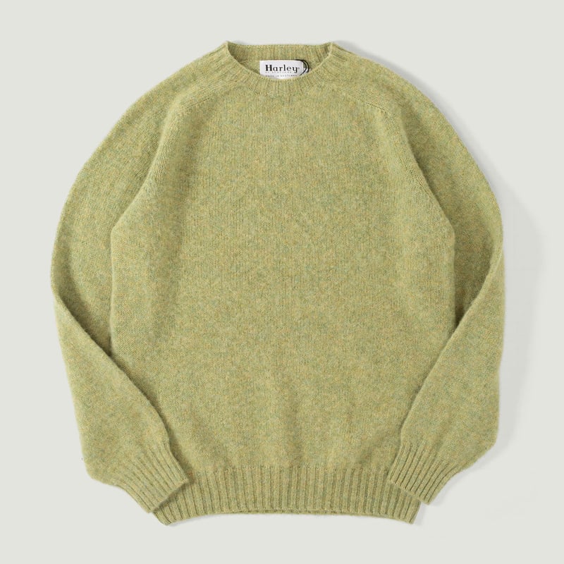 Shaggy Crew Neck Avocado