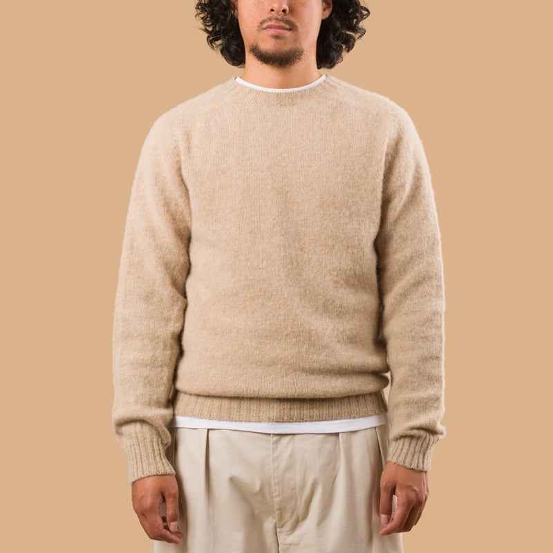 Shaggy Crew Neck Cameo
