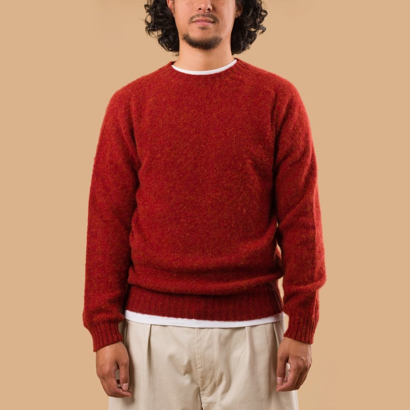 Shaggy Crew Neck Madder