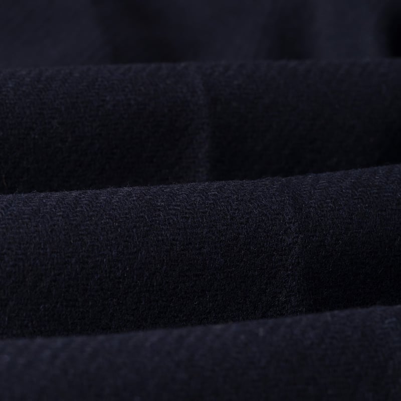 Single Pleat Trousers Wool Navy