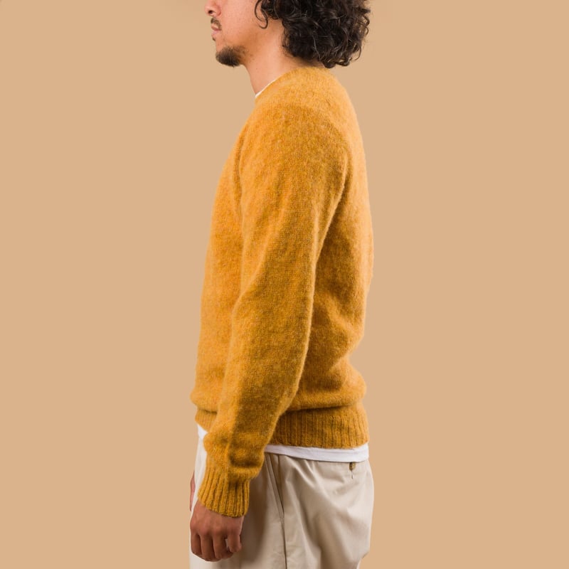Shaggy Crew Neck Gold Dust