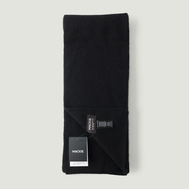 Image-Flâneurs_MACKIE / Caolas Plain Scarf Black-Vignette