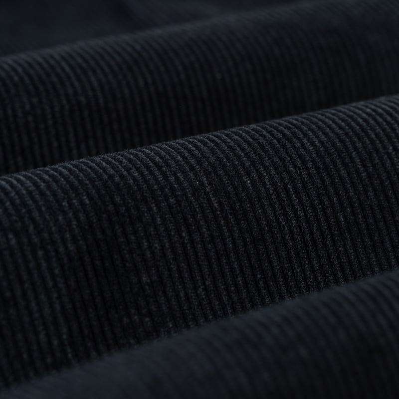 PORTUGUESE FLANNEL flâneurs chemise velours Lobo navy tissu