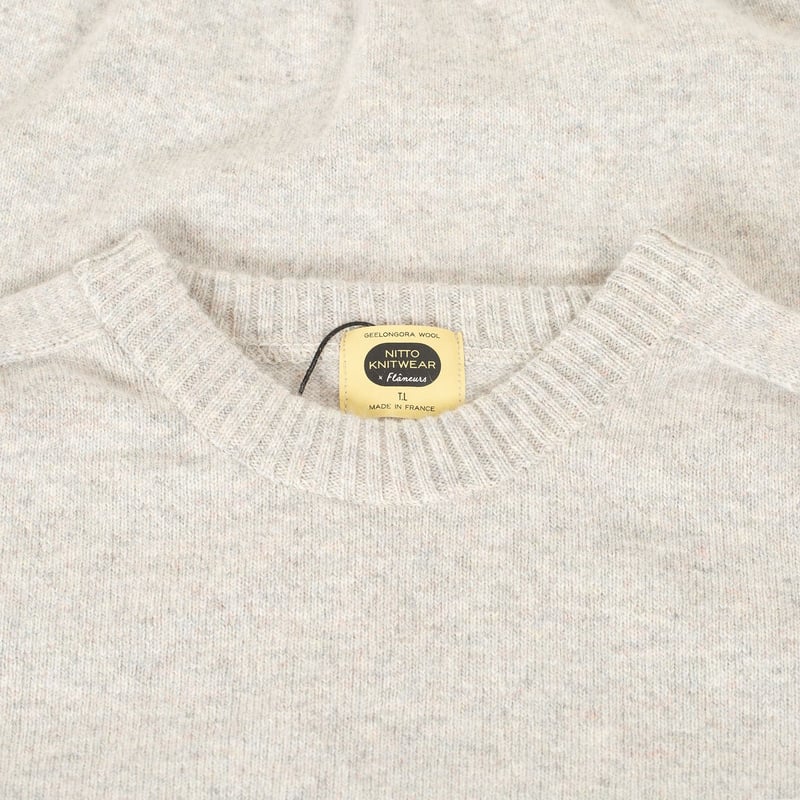 NITTO KNITWEAR X FLANEURS / Bedros Geelongora Sweater Quartz