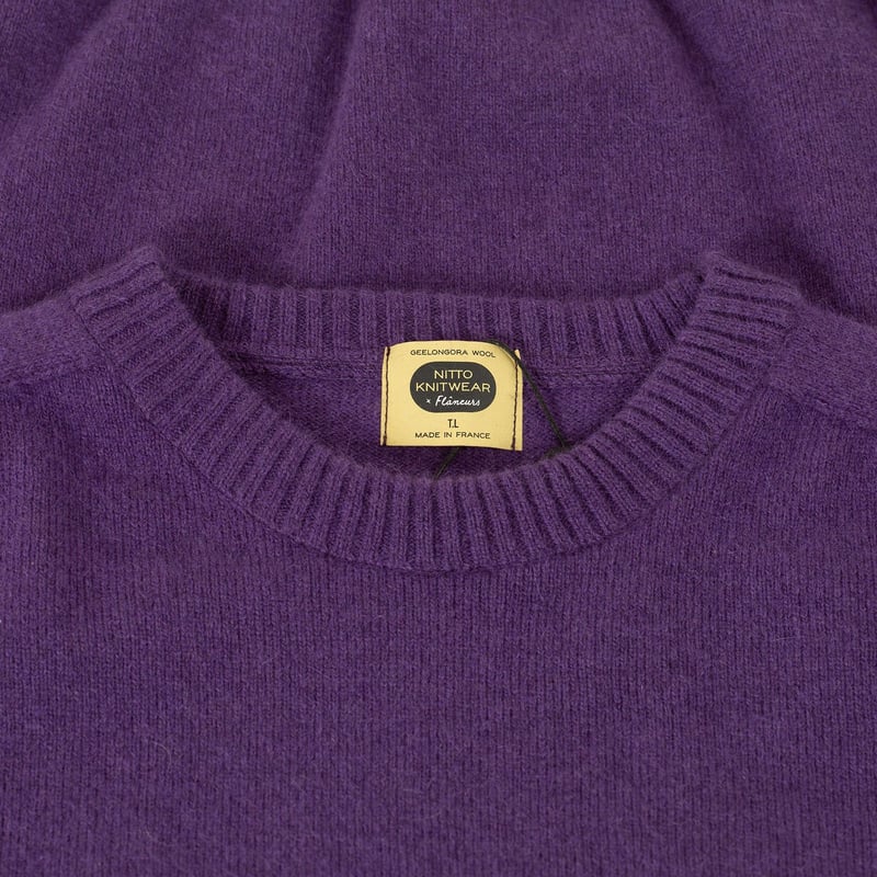 NITTO KNITWEAR X FLANEURS / Bedros Geelongora Sweater Prune