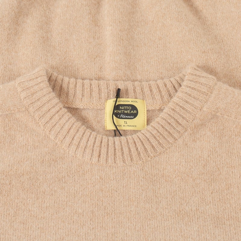 NITTO KNITWEAR X FLANEURS / Bedros Geelongora Sweater Fawn