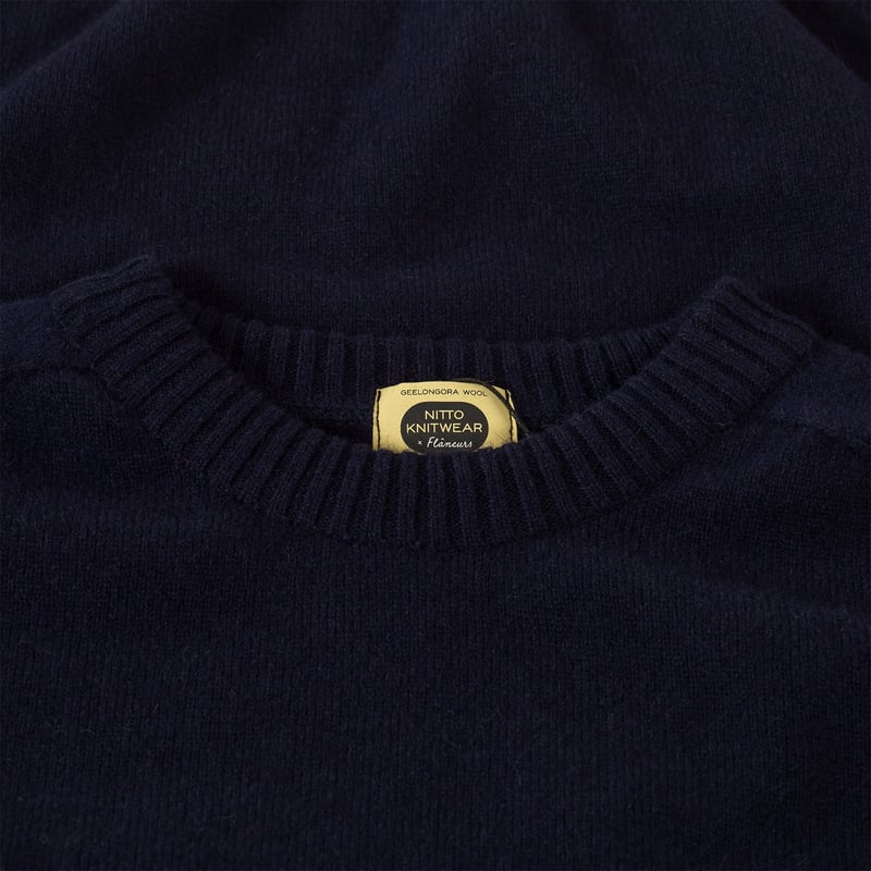 col Nitto X Flaneurs pull Bedros geelongora navy