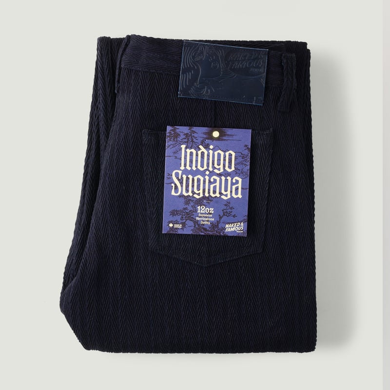 Image-Flâneurs_NAKED & FAMOUS / Pleated Trousers Indigo Sugiaya_Vignette