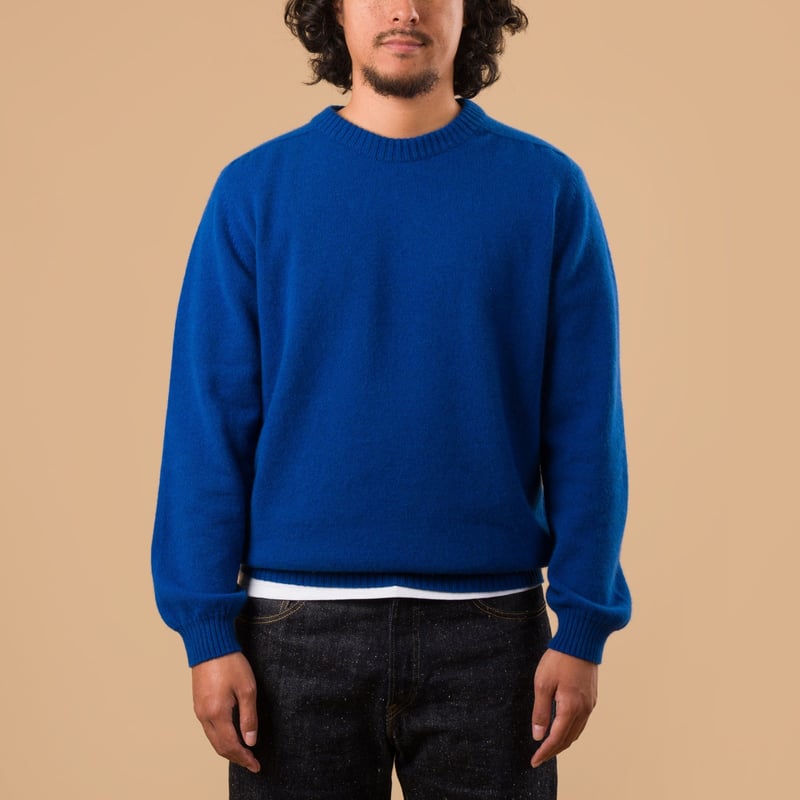 vignette Nitto X Flaneurs pull Bedros geelongora humber porté de face