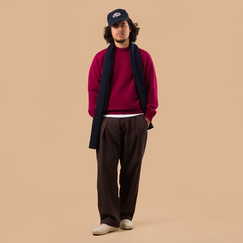 vignette Nitto X Flaneurs pull Bedros geelongora hibiscus silhouette 1