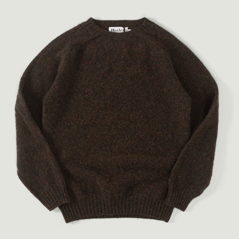 Shaggy Crew Neck Carob