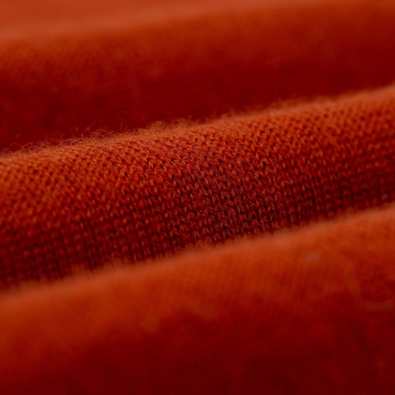 12G Wool Crew Neck Orange