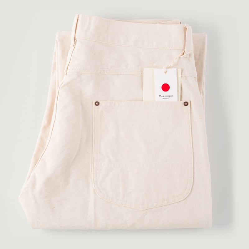 F0530 Cotton Duck Work Pants Ecru