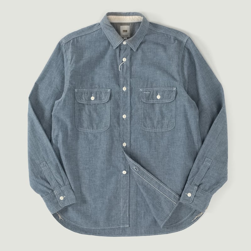 F3494 Chambray Work Shirt
