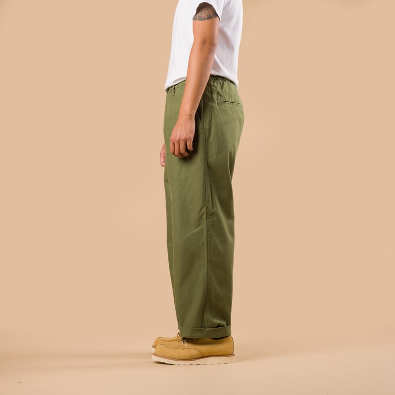 Image-Flâneurs_FOB FACTORY / F0542 Mountain Hike Trousers Olive