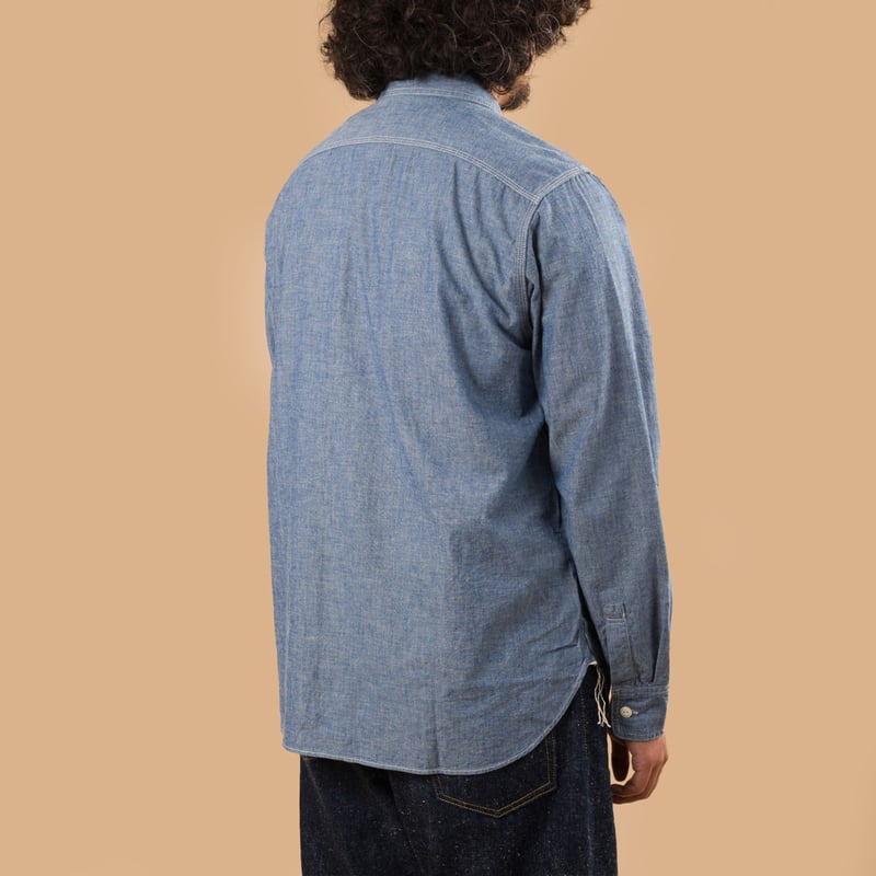 Image-Flâneurs_FOB FACTORY / F3494 Chambray Work Shirt