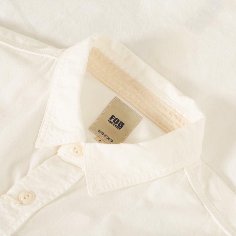 F3496 Oxford Work Shirt White