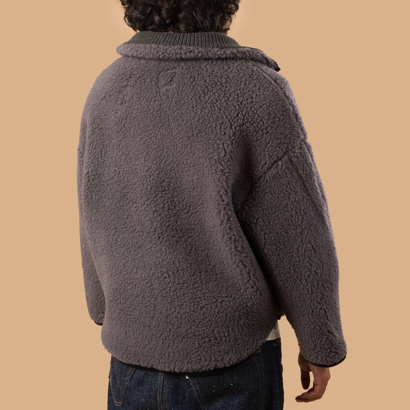 Image-Flâneurs_COLDBREAKER / BEL Sweatshirt Anthracite_de-dos