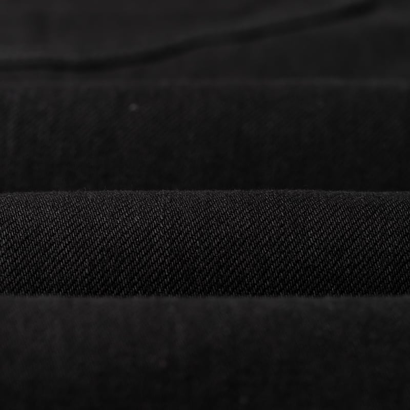 image flâneurs FOB FACTORY F0541 888 Denim Baker Pants Black détail