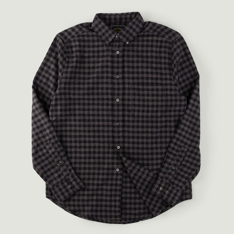 Image-Flâneurs_PORTUGUESE FLANNEL / Roca Shirt Grey_Vignette