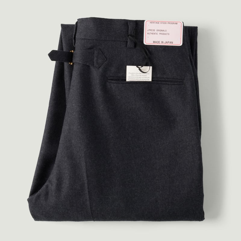 Image-Flâneurs_J. PRESS / Piped Stem Peppin Merino Saxony Charcoal_Vignette