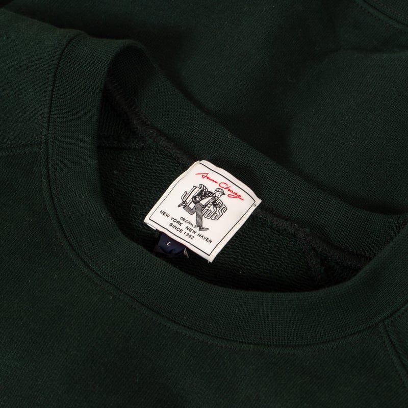 Image-Flâneurs_J. PRESS / Supima Recycle French Terry Aaron Chang Sweat Green_détail-3