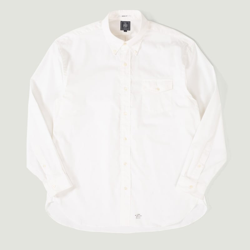 Image-Flâneurs_J. PRESS / Baggy Fit B.D. Pin Oxford White_Vignette