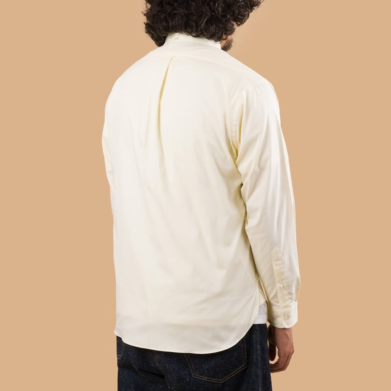 Image-Flâneurs_J. PRESS / Baggy Fit B.D. Pin Oxford Yellow_de-dos