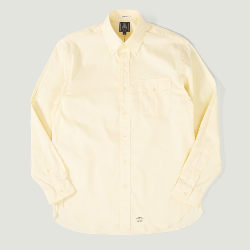 Image-Flâneurs_J. PRESS / Baggy Fit B.D. Pin Oxford Yellow_Vignette