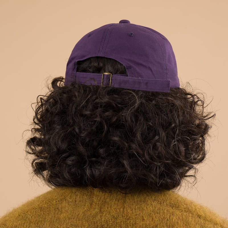 Cotton Twill Logo Cap Purple