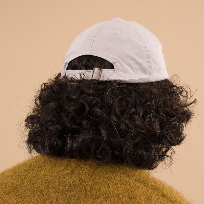 Cotton Twill Logo Cap Gray